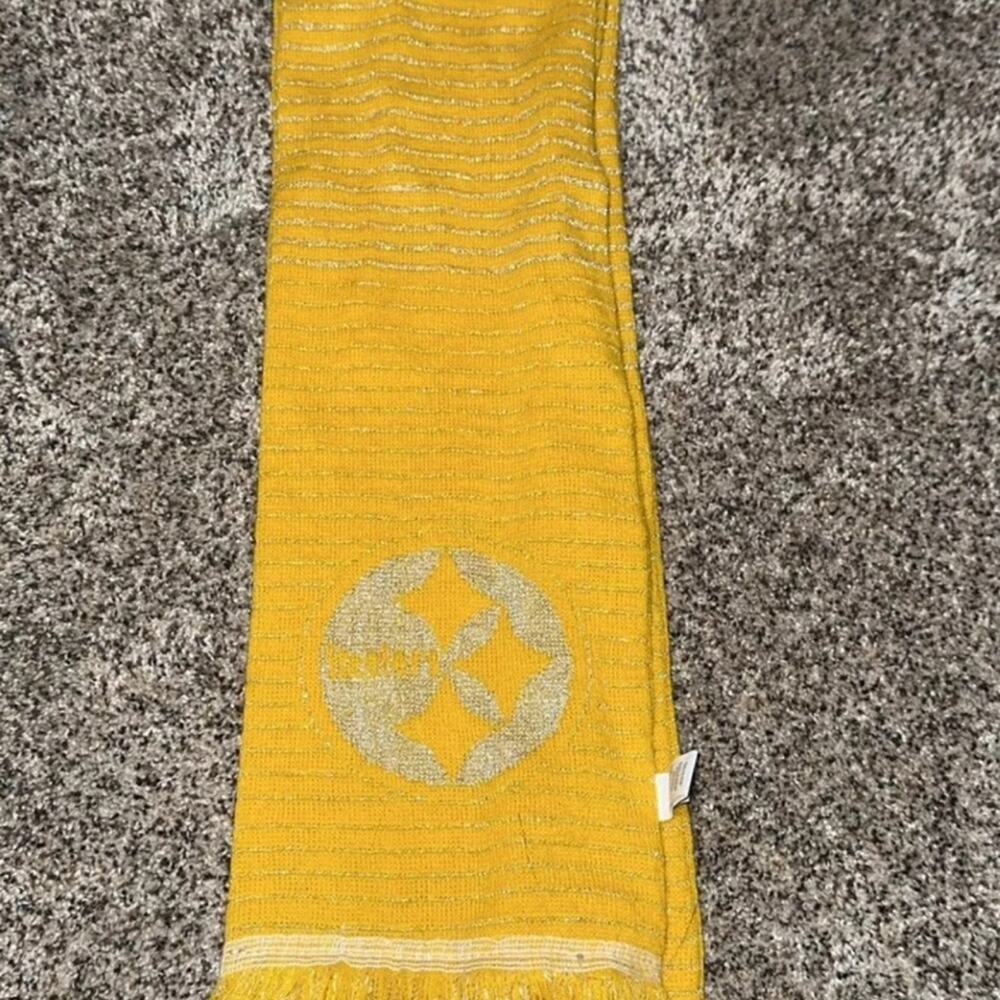 Forever Collectibles Pittsburgh Steelers Scarf Gold